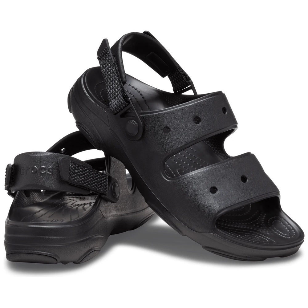 Black Crocs Classic Strap Sandals men’s